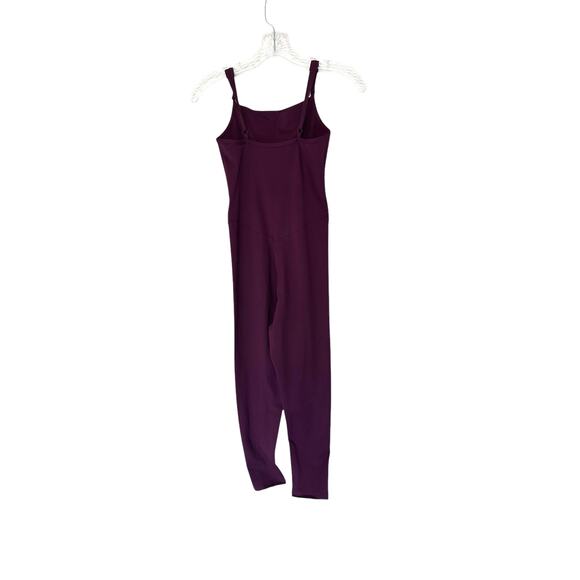 Girlfriend Collective Jumpsuit Purple Double Strap Stretch Workout Unitard Small - Picture 6 of 10